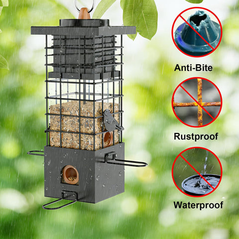KRUOO easy-refill top cover enables quick seed refills without disassembly