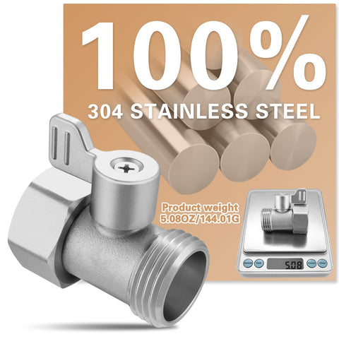 Kruuvax anti corrosion design valve emphasizes compatibility with 3/4 GHT threads.