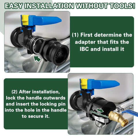 Garden hose quick-connect included for flexible setups
