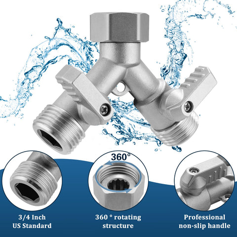 Kruuvax leak-proof design minimizes drips and water waste.