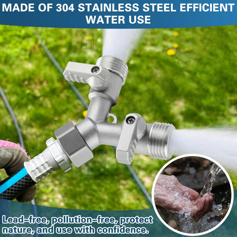 Kruuvax two-valve flow control for precise water distribution.