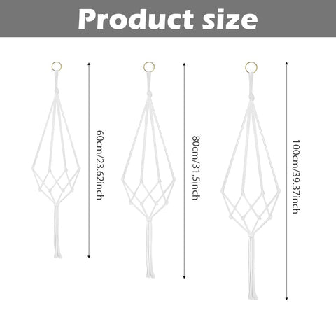 Kryslanix macrame hanging planter 80cm tassel design enhances room charm and natural tones.