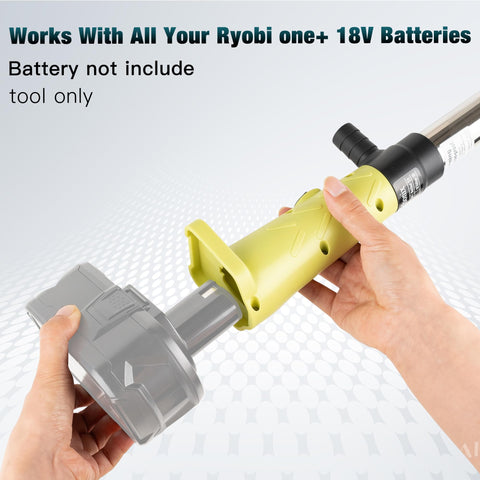 Krythonix pump with 3/4-inch outlet fitted to a standard hose