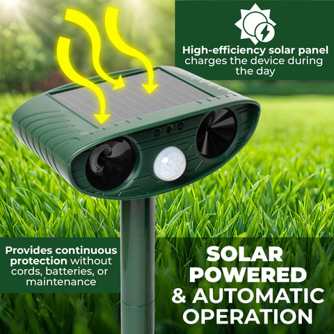KS SHOP Weatherproof IP44 outdoor deterrent mounted in outdoor space