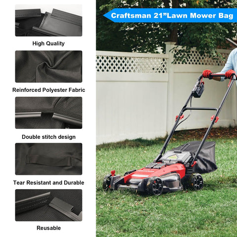Kscjdg bag is lightweight for simple storage after mowing