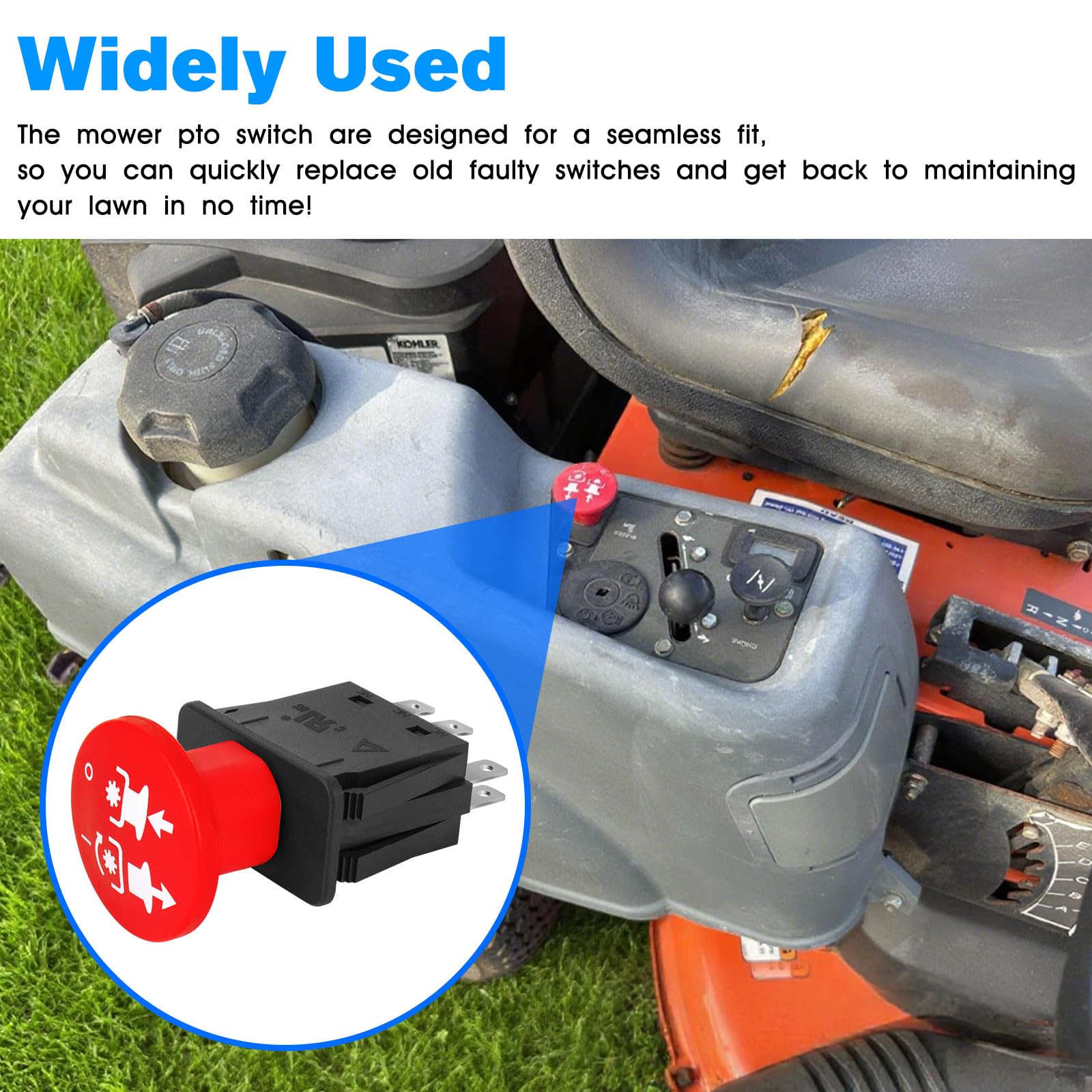 Kscjdg Push-pull PTO switch supports smooth operation and fast swaps.