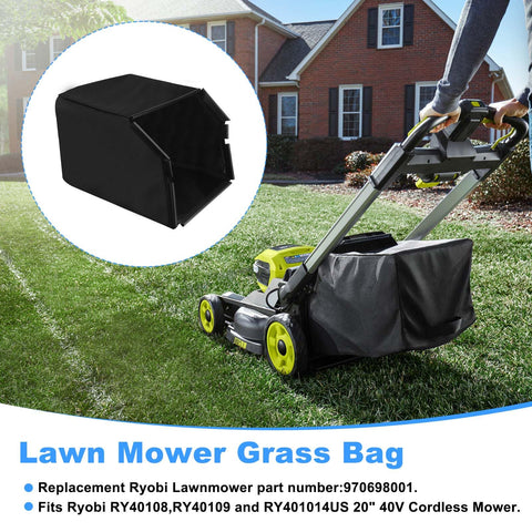 Kscjdg bag compatible with Ryobi RY40108 and RY40109 for clean yard work.