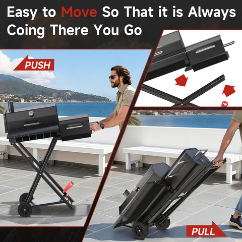 KScocinaBBQ grill with smoker function for richer flavor possibilities.