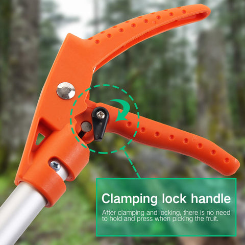 KSEIBI 143010 Ergonomic Grip design shown for secure control during pruning.