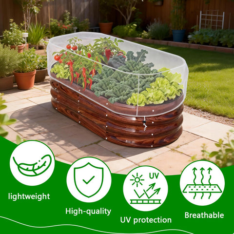 KSFTWUSOL UV-protected HDPE material for durable garden netting