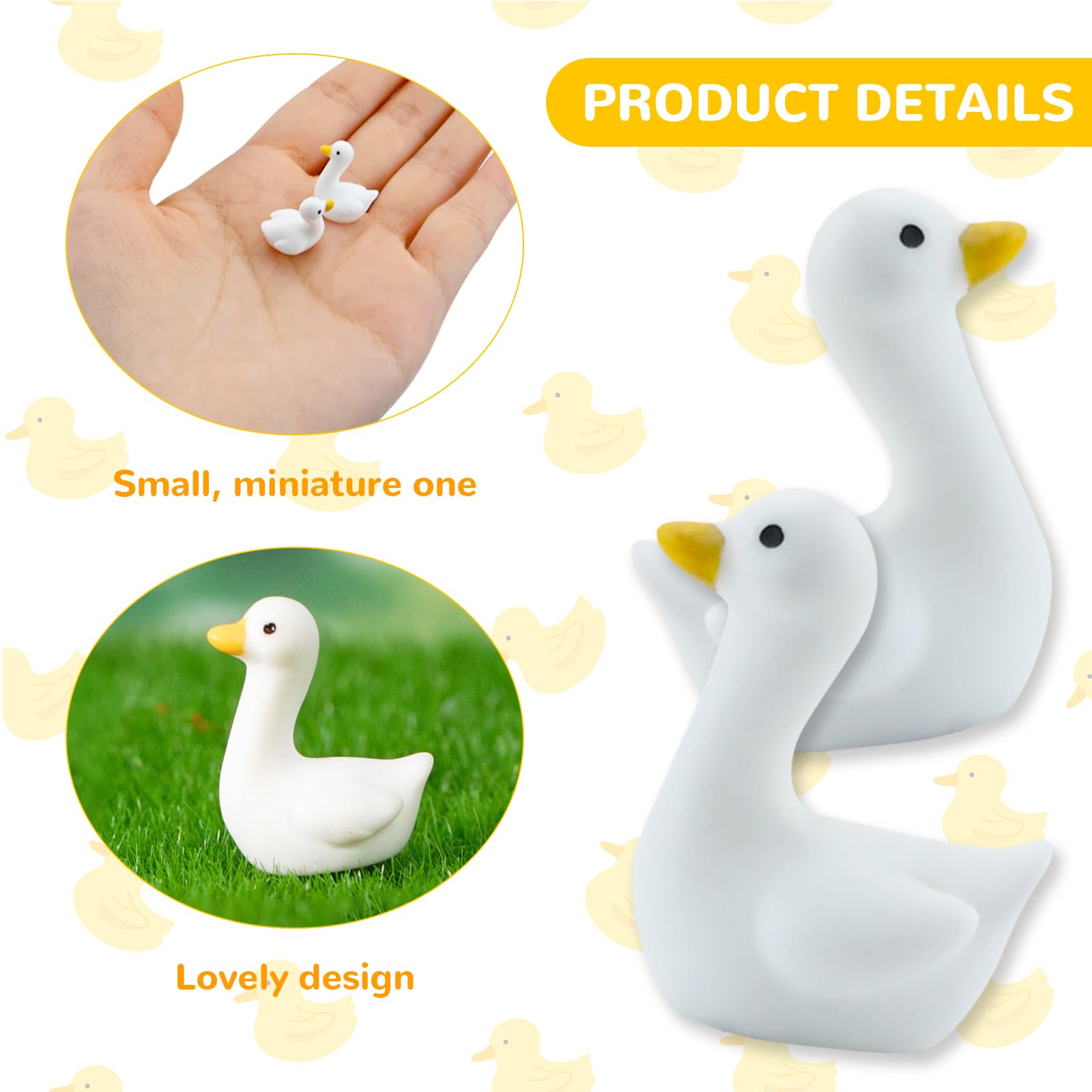 Ksheria tiny goose desk decor accent for creative spaces