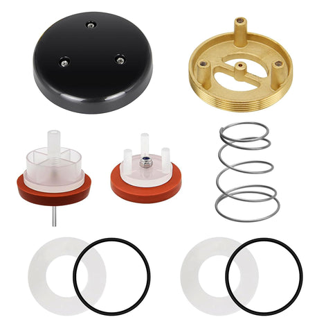 KSJED 720A repair kit components for quick backflow valve maintenance.