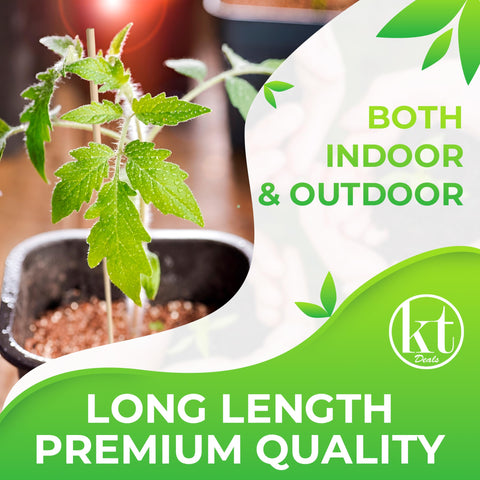 KT Deals bamboo stake ideal for garden sign posting.