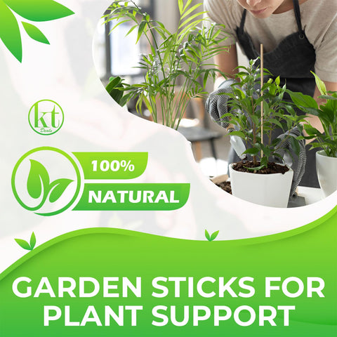 KT Deals floral sticks for bouquets and potted plants.