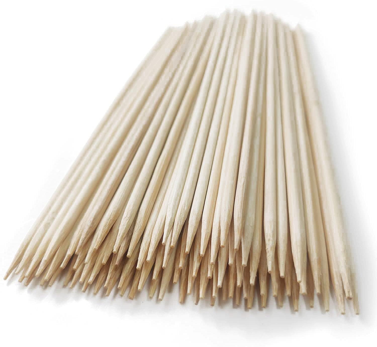 KT Deals bamboo sticks double as kebab skewers for grilling.