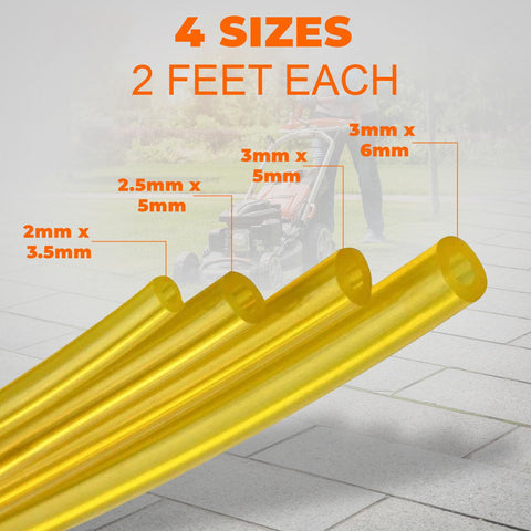 KT Deals 2 ft fuel line for 2-cycle engines saves time.