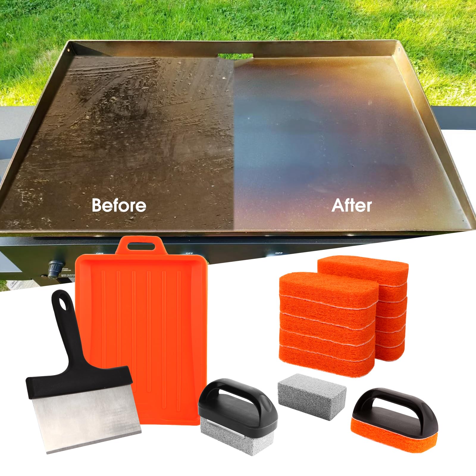 KTUOPEE packaging shows gift-ready kit for BBQ lovers.