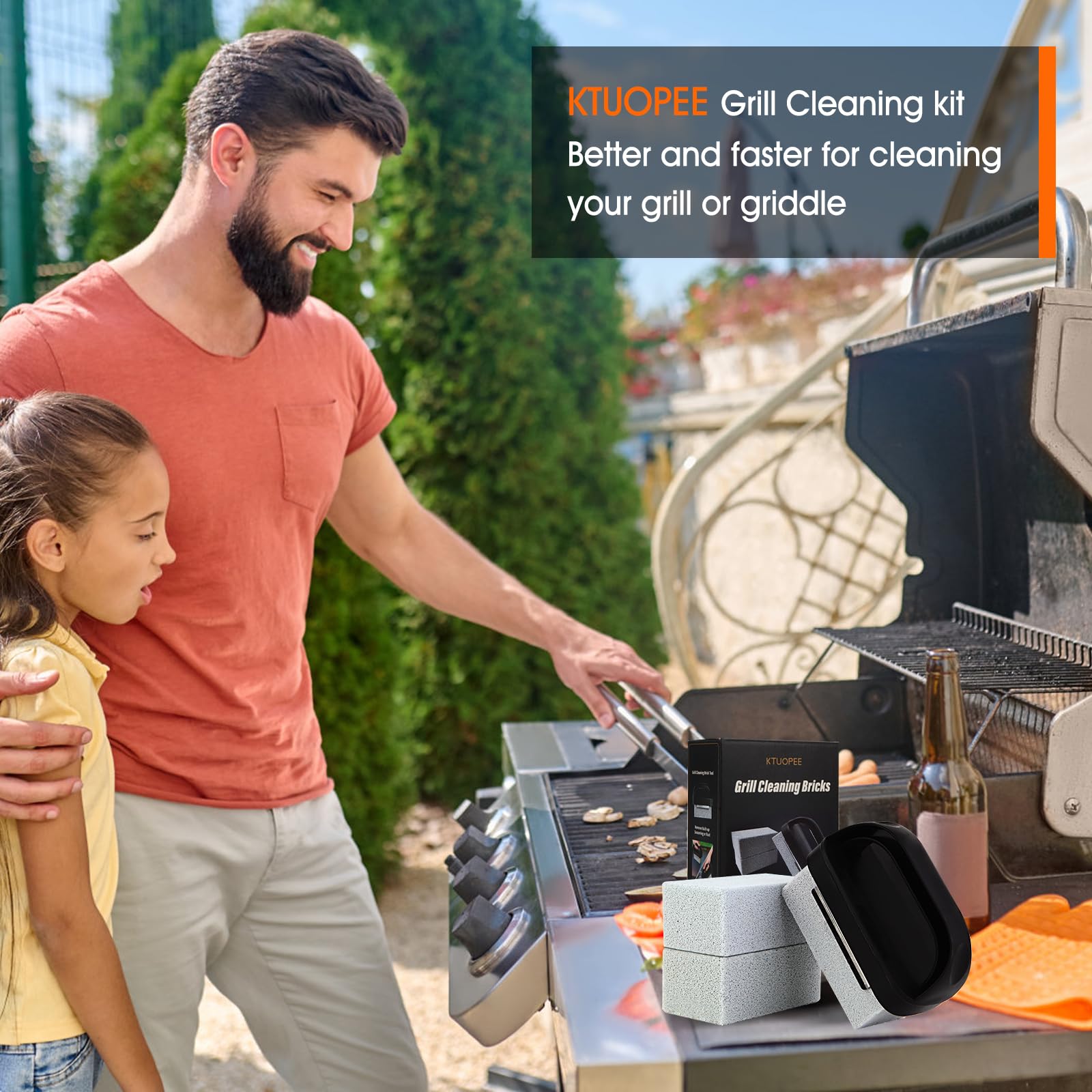 KTUOPEE three-pack set provides ready-to-clean convenience