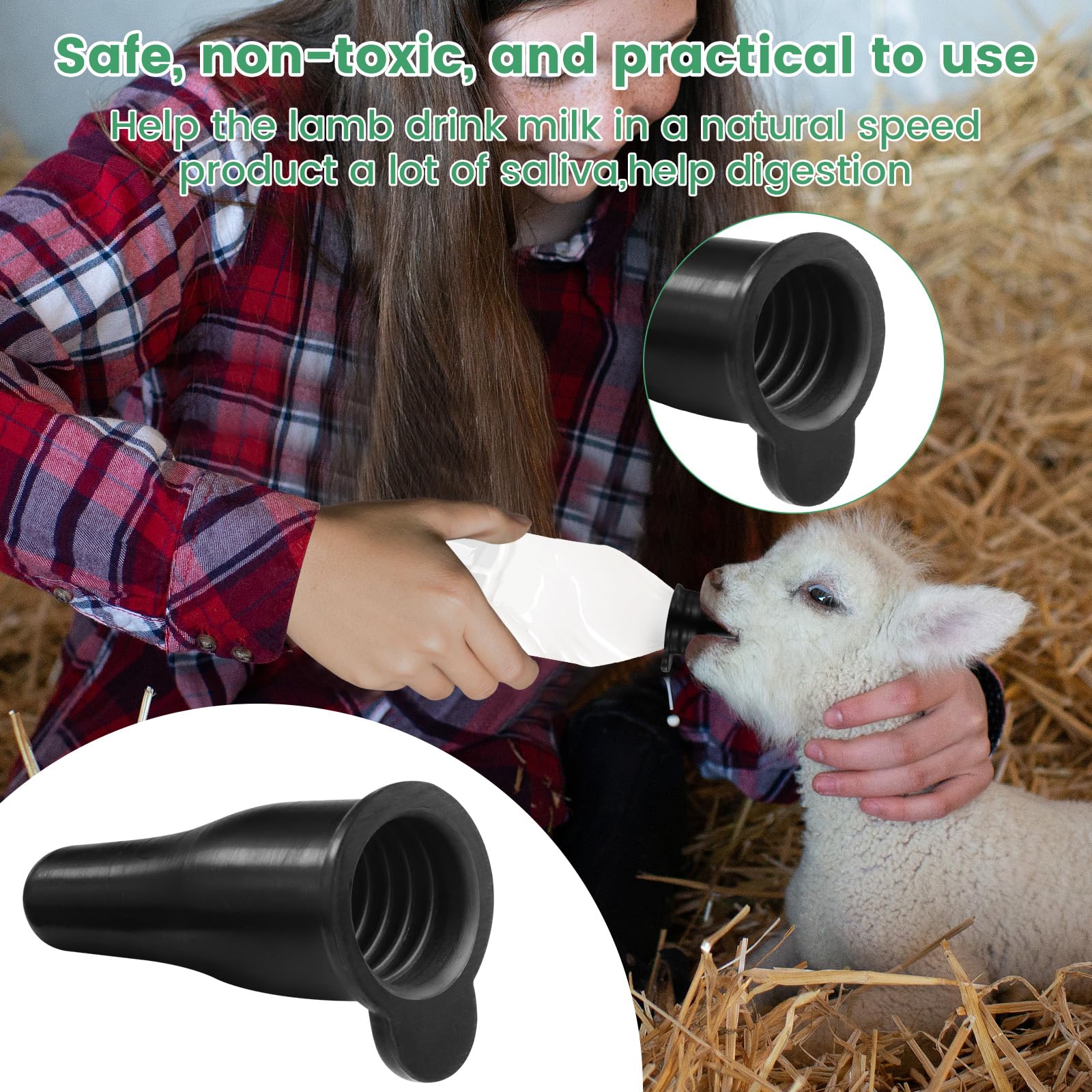 KTXM cola bottle compatible nipple shown for quick on-site replacement.
