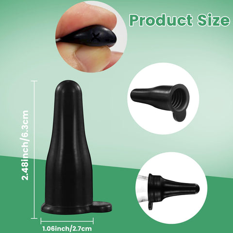 KTXM dual-hole design venting air to reduce bloating risk.