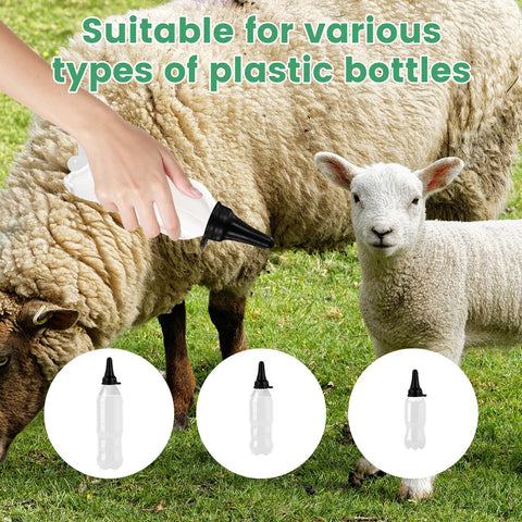 KTXM silicone nipple with soft touch for soothing lambs during feeding.