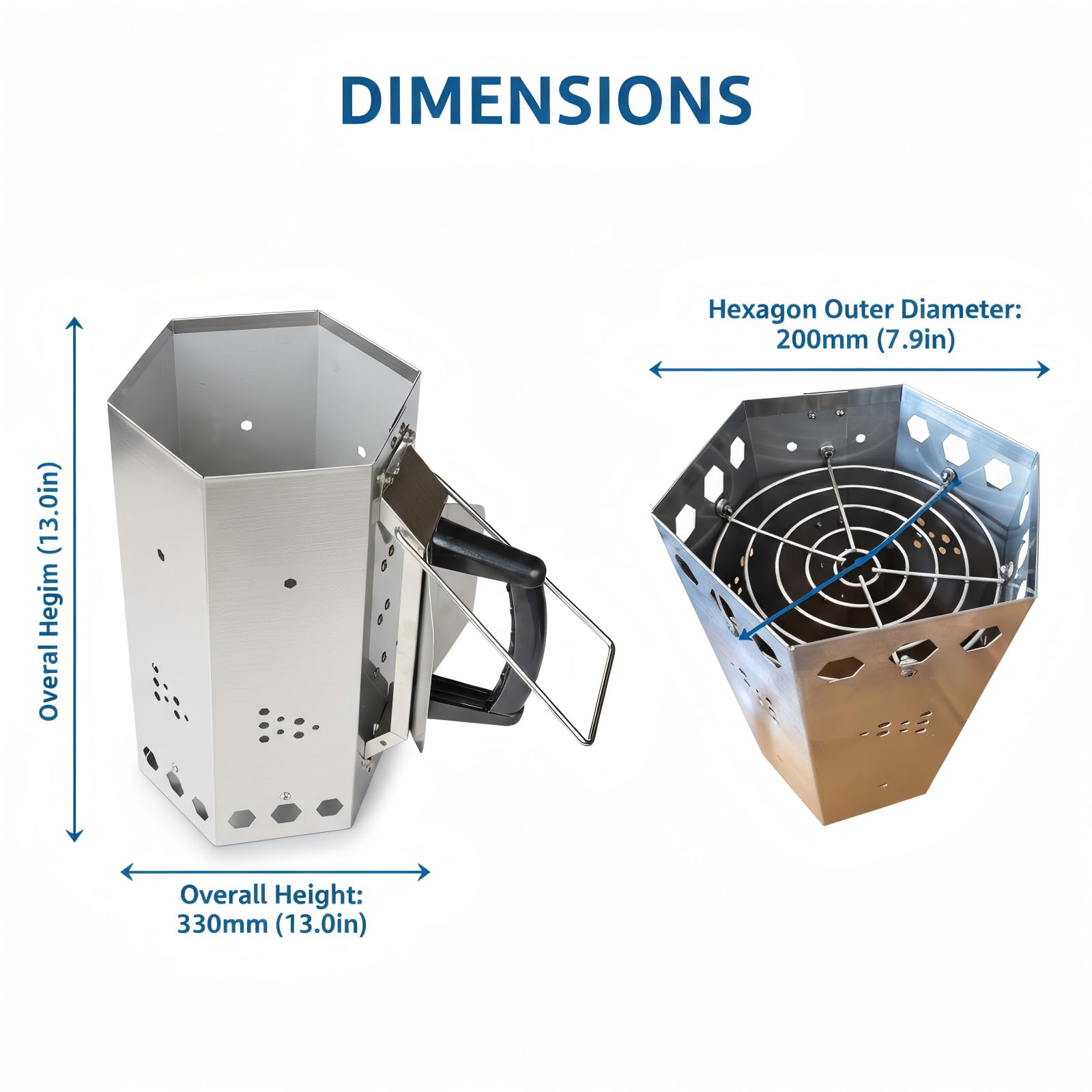 KU-koruo ergonomic handles enable safe transport of hot coals