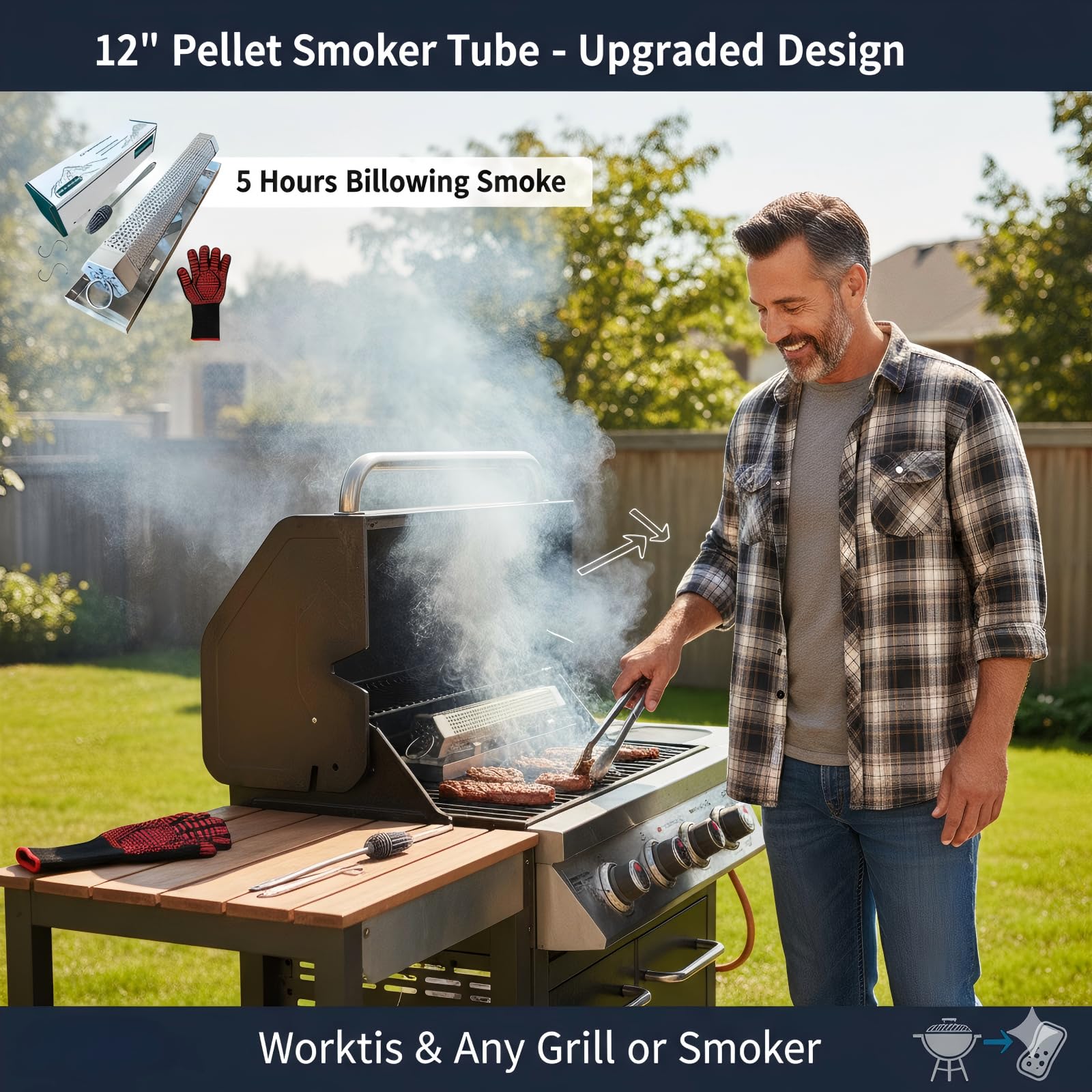 KU-koruo pellet flavors compatibility shows versatility with cherry, hickory, apple, mesquite.