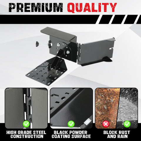 KUAFU saw press bracket with rubber pads cushions chainsaw during transport