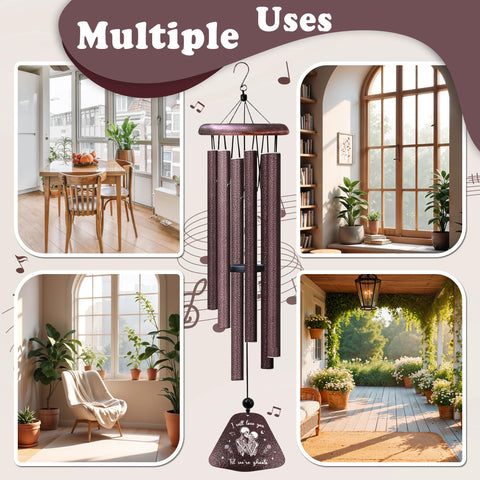 Kubbut wind chime garden patio setup adds charm and tranquil sound to exteriors.