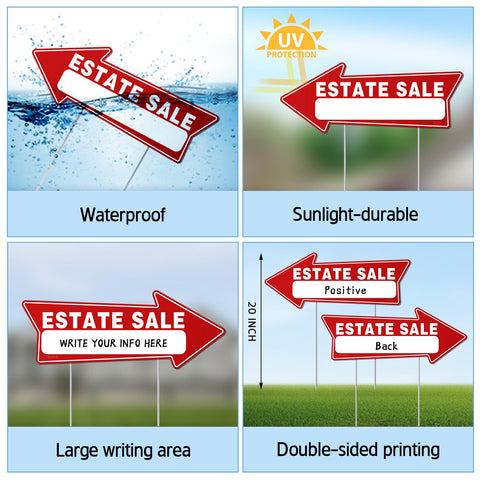 Kuco easy-install estate sign kit with no tools