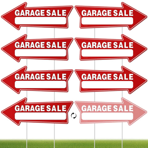 Kuco 7-piece garage sale signs set improves event visibility