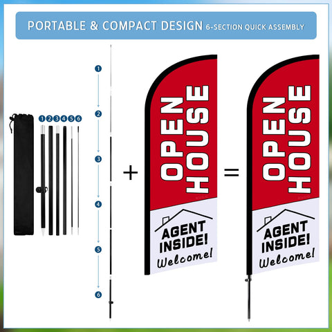 Kuco open house kit packaging highlights portable, travel-friendly design for agents.