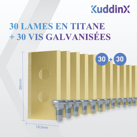 KuddinX Kidding blades compatible with Mammotion Luba and Yuka models.
