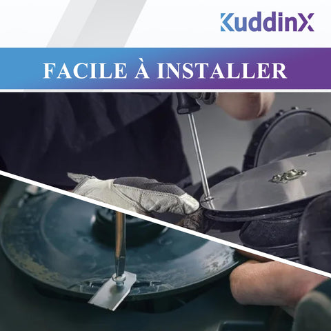 KuddinX Kidding storage box open view shows organized compartments.
