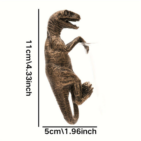 Kudriod dinosaur flower pot hugger figurine gift idea for dinosaur lovers and gardeners