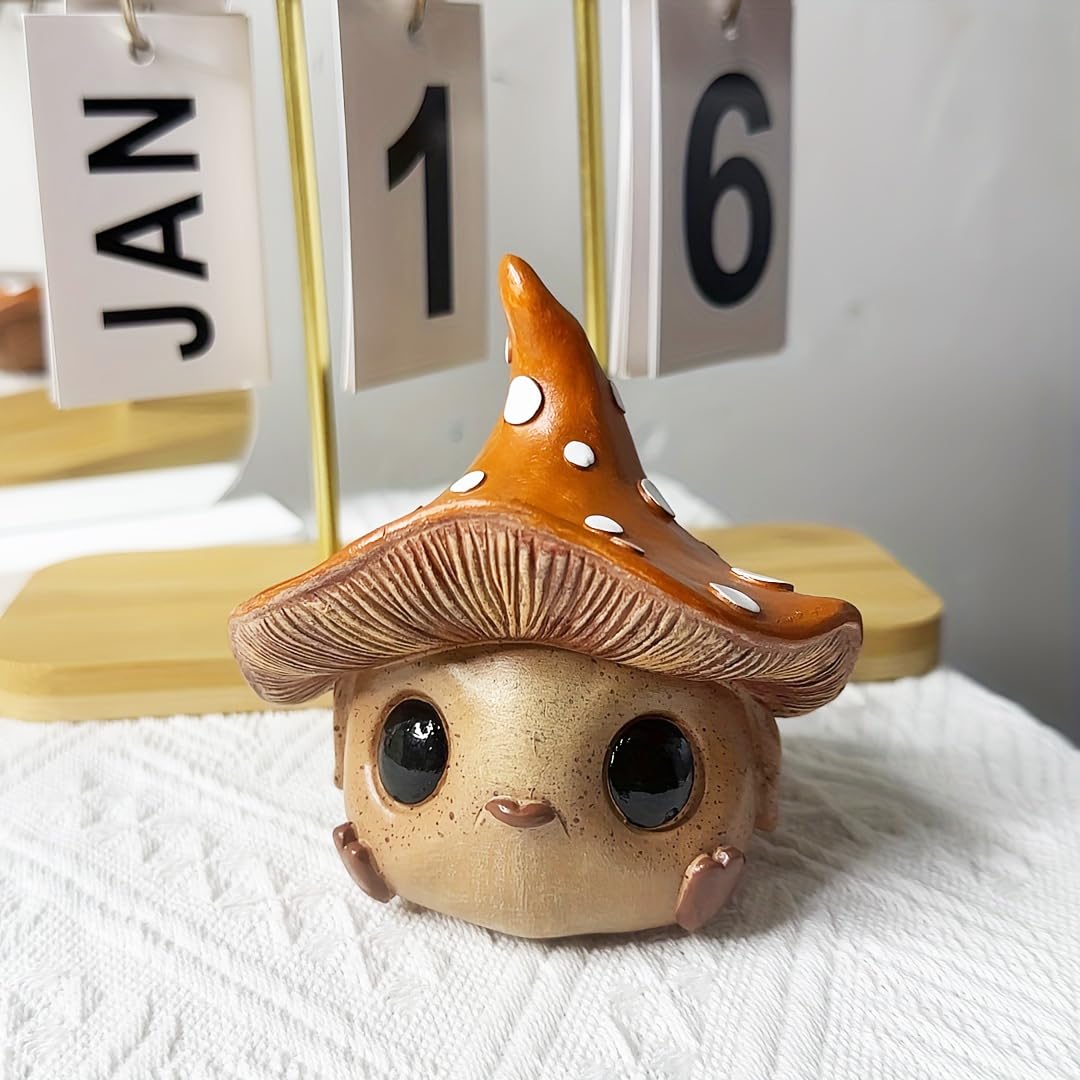 Kudriod mushroom statue makes a thoughtful gift for women and garden lovers.