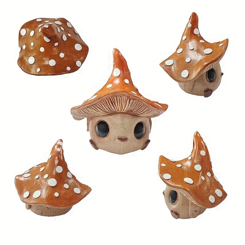 Kudriod patio yard fairy garden ornament sparks whimsy on balconies and patios.