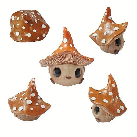 Kudriod patio yard fairy garden ornament sparks whimsy on balconies and patios.