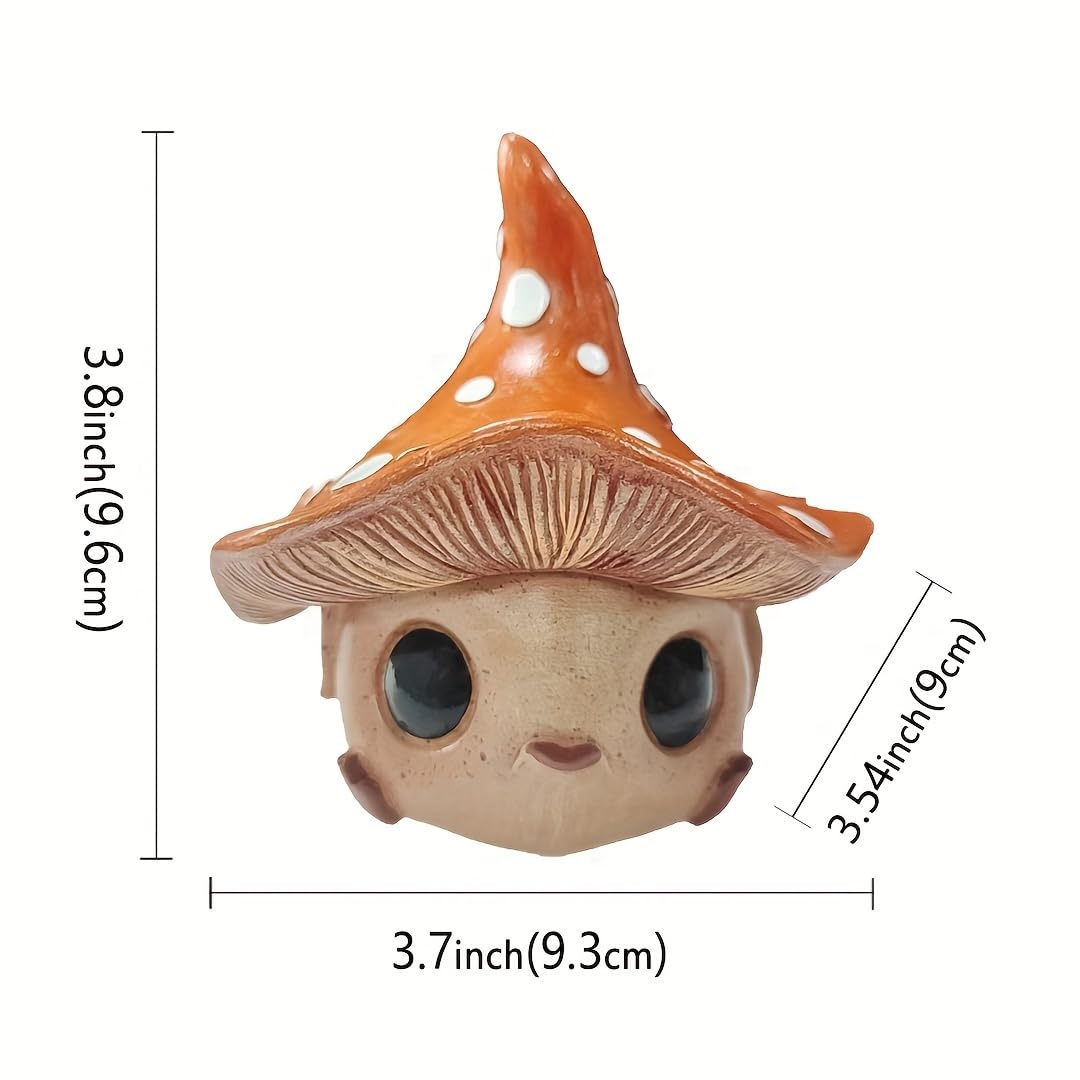 Kudriod whimsical mushroom desktop decor brings playful fantasy to your desk.