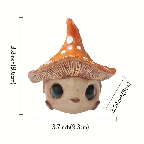 Kudriod whimsical mushroom desktop decor brings playful fantasy to your desk.