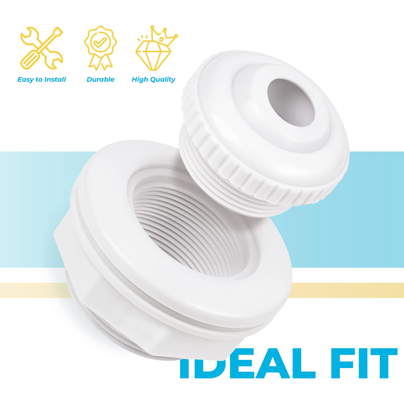 Kufudigital above-ground pool accessories pack ready for installation