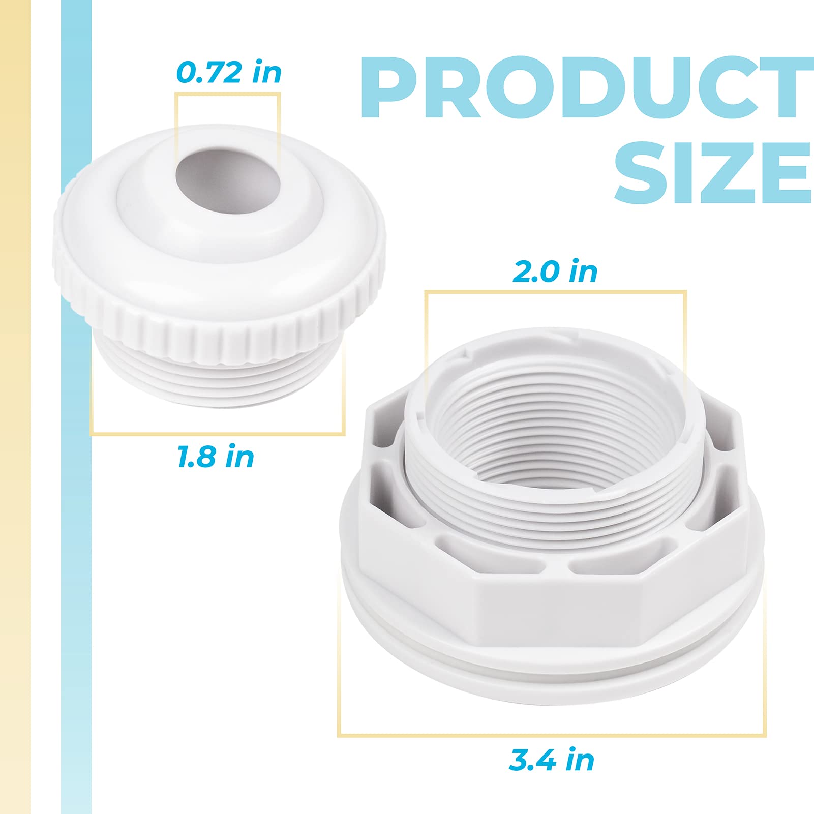Kufudigital SP1023 gasket and locknut close-up for easy mounting