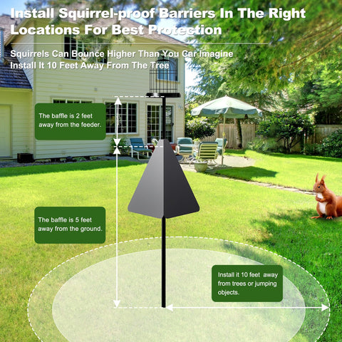 Kuguar Baffle fits round and square poles for versatile mounting.