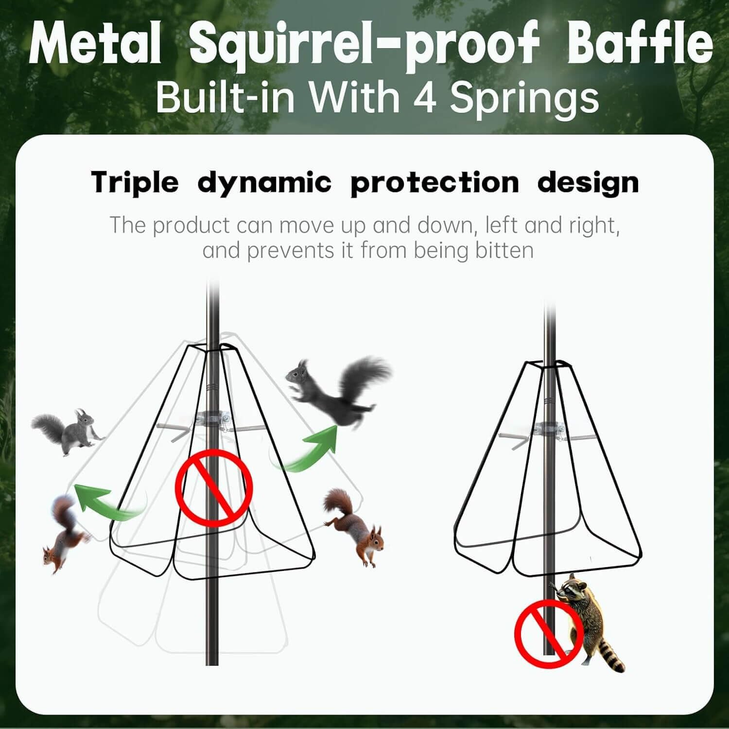 Kuguar Rust-Proof carbon steel baffle endures harsh weather.