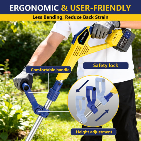 KUKANTST 21V ergonomic handle highlights comfortable grip