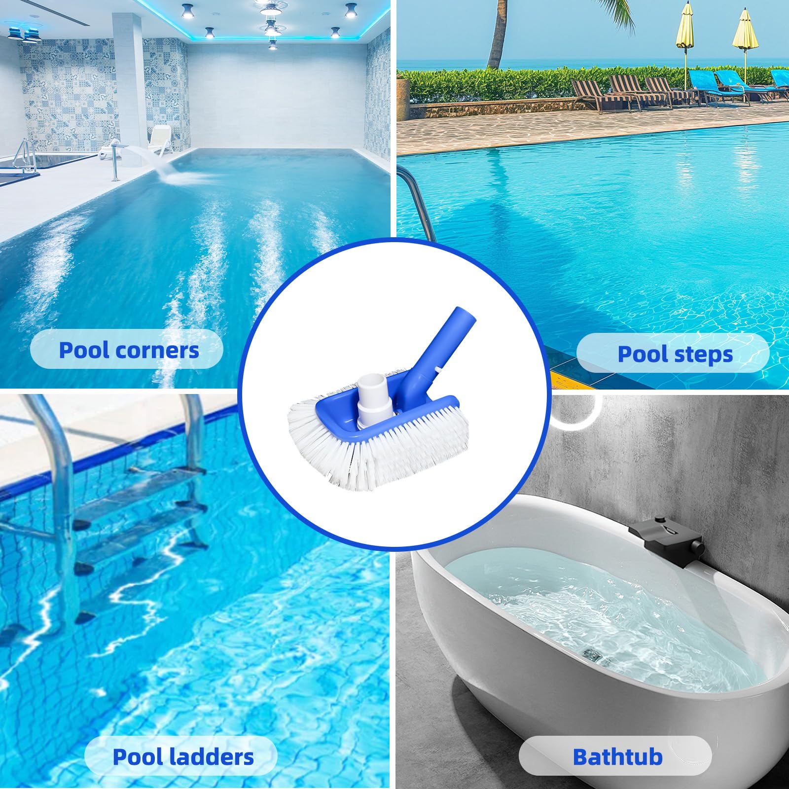 Kulahlik all-surfaces cleaning head works on concrete, vinyl, fiberglass, tile, pebble-tech.