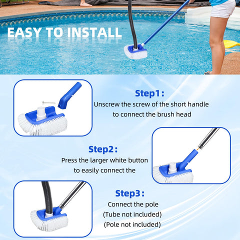 Kulahlik EZ-Clip ABS handle eases pole attachment.