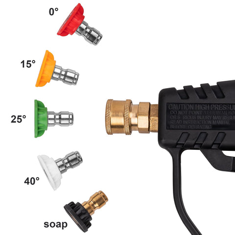 Kulemax nozzles 40-degree gentle spray for delicate surfaces