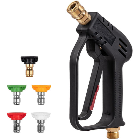 Kulemax pressure washer gun with brass head for durable cleaning