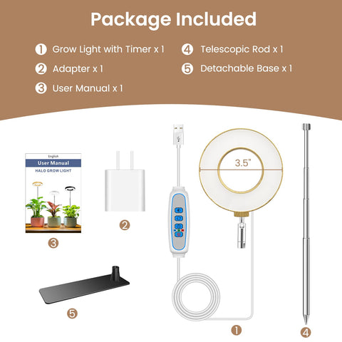 Kullinss Grow Light supports two installation methods.